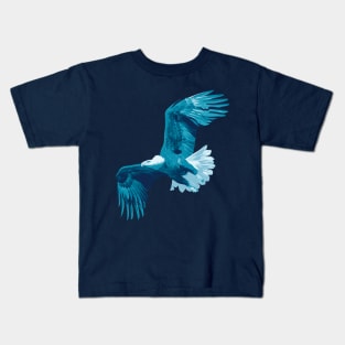 Blue Ocean Eagle Kids T-Shirt